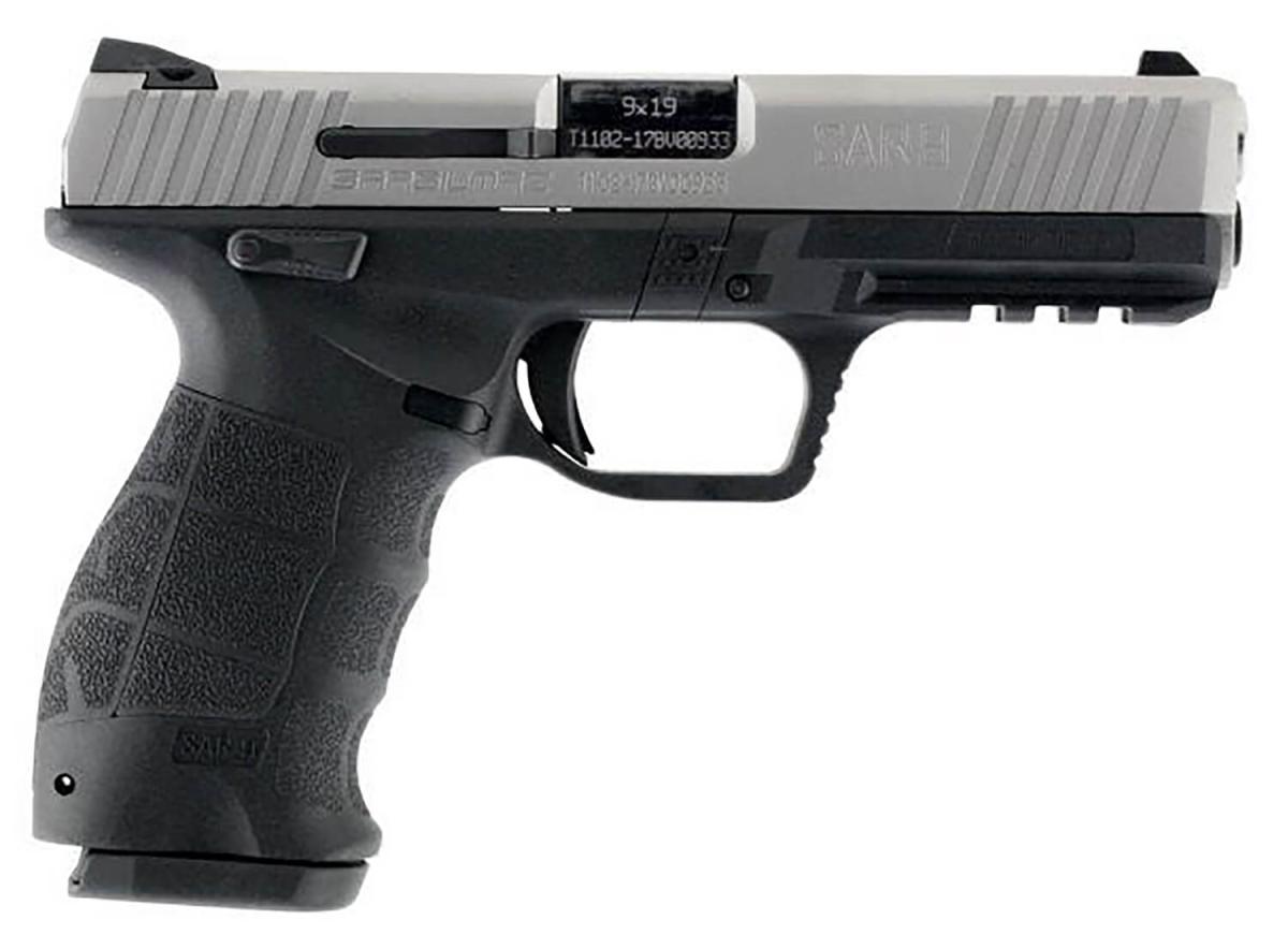 Handguns SAR Firearms 4" 9mm SAR USA SAR9CST      SAR9 CMPT SS         9MM 15RD • Model: 4"